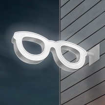 Lighted Banner Optical Glasses